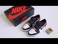 Jordan 1 retro low og black toe