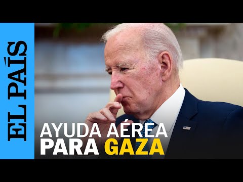 EE UU | Biden confunde Gaza y Ucrania al anunciar la entrega aérea de ayuda humanitaria a la Franja