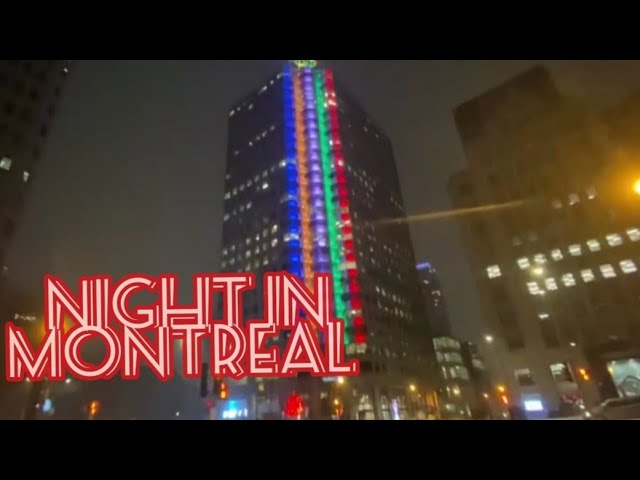 Night in Montreal, canada- Hamdan tv class=