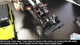 ミニッツ4x4でスロットルが反応しない時の対応方法