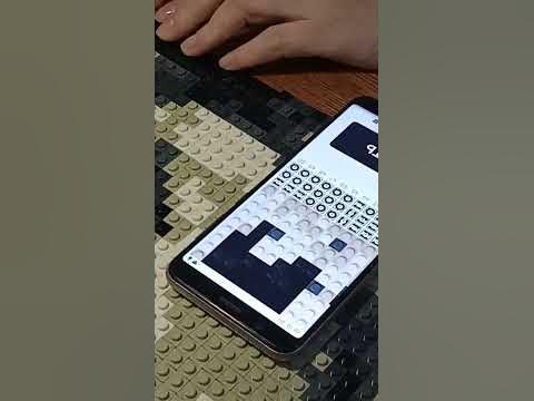 портрет из лего - YouTube