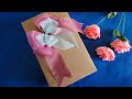 วิธีทำโบว์ติดของขวัญ โบว์ติดกิ๊บ โบว์แต่งเสื้อ โบว์จัดช่อดอกไม้ How to make ribbon bow