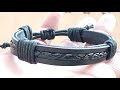 DIY ADJUSTABLE LEATHER BRACELETS  | MEN&#39;S JEWELRY IDEA