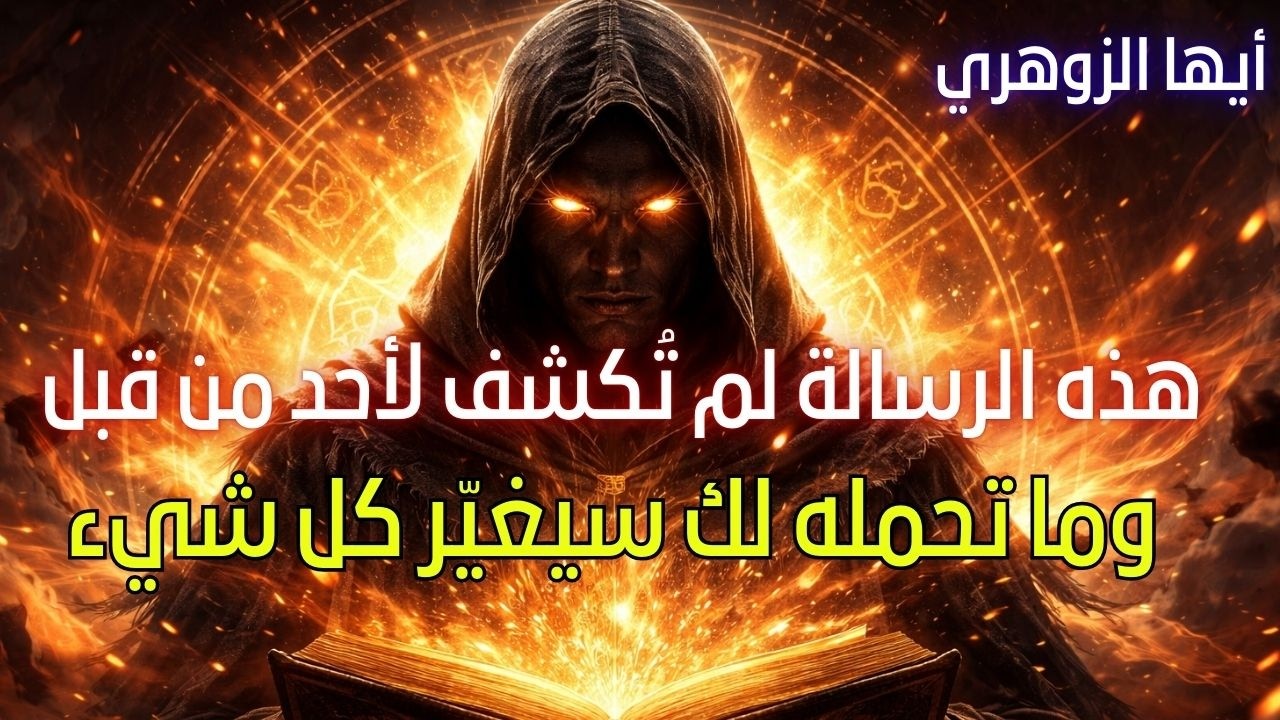 أيها الزوهري ... هذه الرسالة لم تُكشف لأحد من قبل وما تحمله لك سيغيّر كل شيء