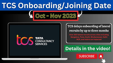 Tcs onboarding update 2023 | Joining: Oct - Nov 2023 | Lateral & Experience Hiring ✔️🔥