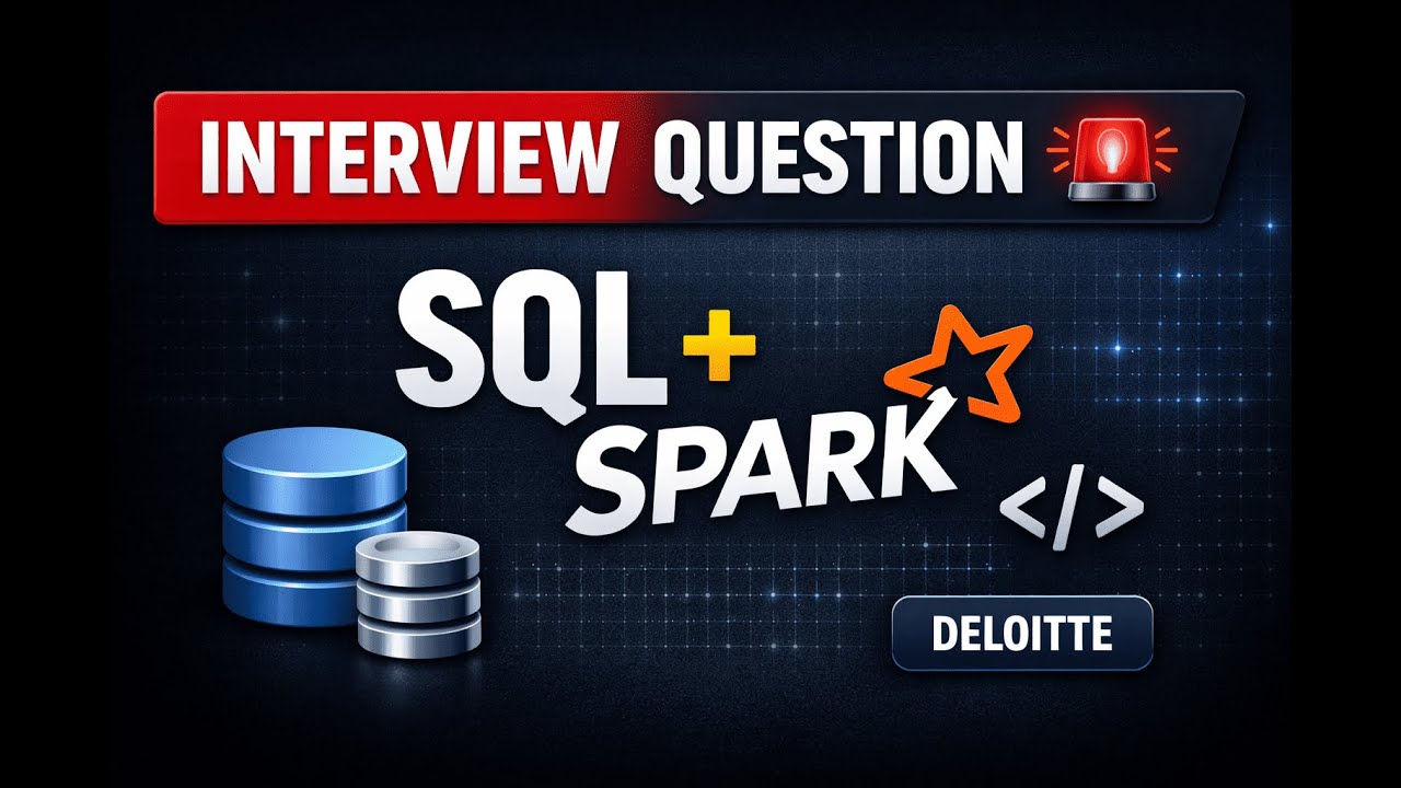 Real Deloitte Data Engineer Interview Questions | Spark & SQL (Asked in ...