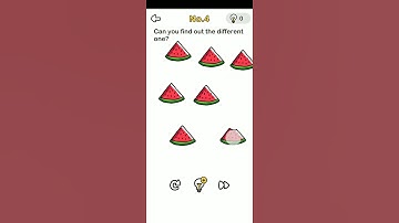 Brain Out Level 4-Can you find out the different one? Walkthrough solution