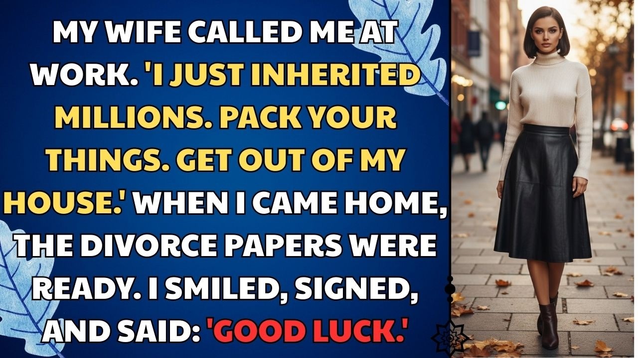 My Wife Called Me: 'I Just Inherited Millions. Pack Your Things. GET OUT OF MY HOUSE!' | Drama Story