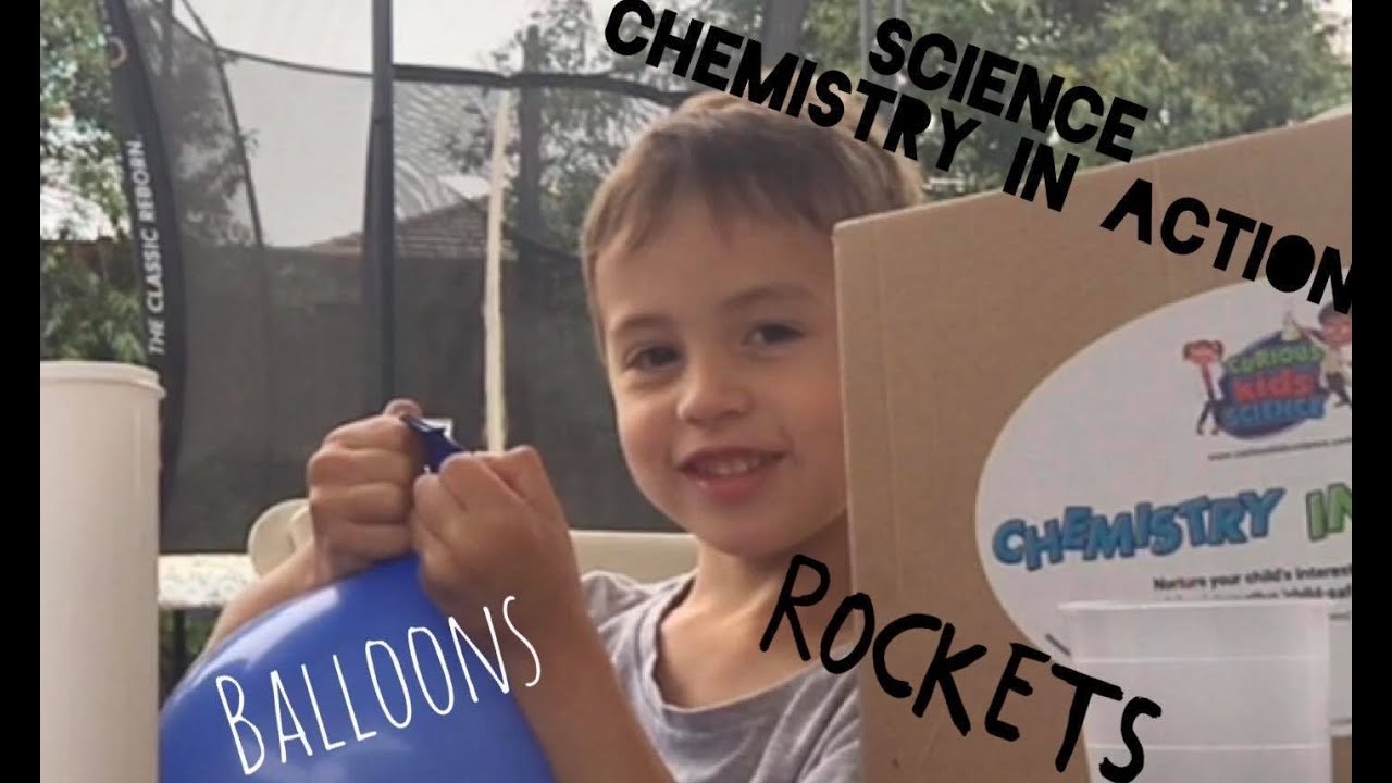 Science experiments blowing up a balloon and launching a rocket - YouTube