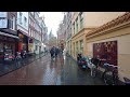 Stormy Walk in Amsterdam ☔ | Centre - Nieuwmarktbuurt | The Netherlands 4K⁶⁰