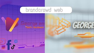 افضل طريقة لعمل لوجو احترافي ببلاش /brandcrowd