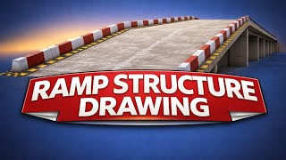 Ramp structure drawing||#autocad #autocadinhindi #civilengineering #civilguruji#autocadconcept
