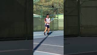 Tennis practice day with Nisplay tennis ball machine