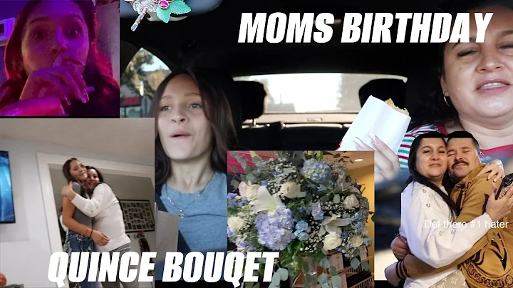 mama cuevas' birthday + going to get my 15 bouquet...