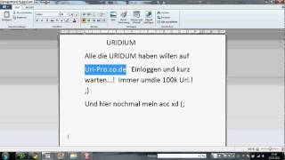 Darkorbit Uridium Hack 2011