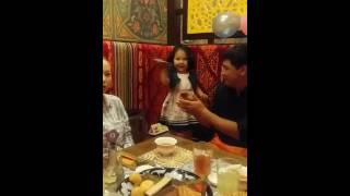 psy daddy 2 years old baby dancing so cute