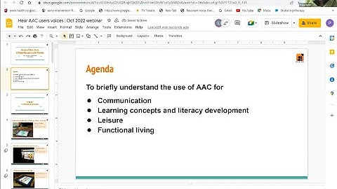 Voices of AAC (Avaz) users