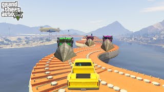 Cars Vs Cars With 100,000 Bombs 333.333% People Never Complete This Race in GTA 5!