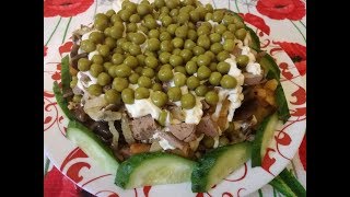Салат из куриной печени. Салат из куриной печени.