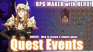 Creating your first Quest Event - RPG Maker with Hero