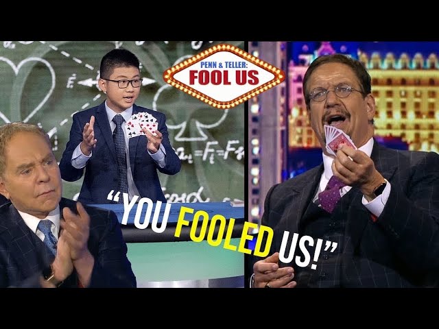 16 YEAR OLD magician FOOLS Penn and Teller with PHYSICS!? | Stanley Zhou on Fool Us class=