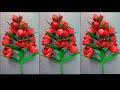 Beautiful paper flower  handmade paper craft  how to make  diy