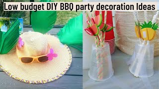 How to Organize a Summer Theme Party | DIY BBQ Decoration Ideas