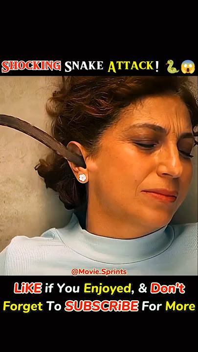 Snake Enters Woman Body Through Ear! 😱 #movie #recap #shorts
