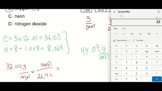 69. Calculating densities of gases at standard temperature and pressure (STP) | Molar Mass & Volume