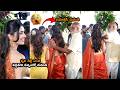 Director K Raghavendra Rao,Keerthy Suresh &amp; Krithi Shetty Visuals |  #VenkyAnil5 Movie Opening | MTB