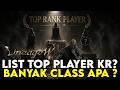 TOP PLAYER KR DI LINEAGE W BANYAK PAKE CLASS APA ? ? - LINEAGE W SEA