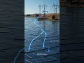 Engineers in the United States are exploring floating solar farms placed over water bodies like the