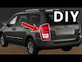 DIY 2007-2014 Kia Sedona Tail Light Replacement | How To Replace Kia Sedona Tail Lights