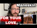 METALHEAD REACTS| Måneskin - FOR YOUR LOVE 🔥