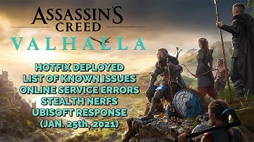 ASSASSINS CREED VALHALLA | NEWS UPDATE | BUGS
