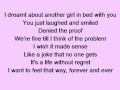 Natalie Imbruglia - Wishing I Was There Lyrics