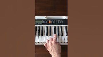 How to perform a 1st inversion Bm piano chord with the left hand