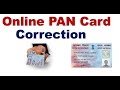 Pan card Correction | Digital mode correction Process | Name | DOB | Father Name | Addres