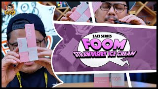 Liquid FOOM SALTNIC Strawberry Ice Cream 30ML nic 30Mg Salt Nicotine - Beverage Series by FOOM Lab Global