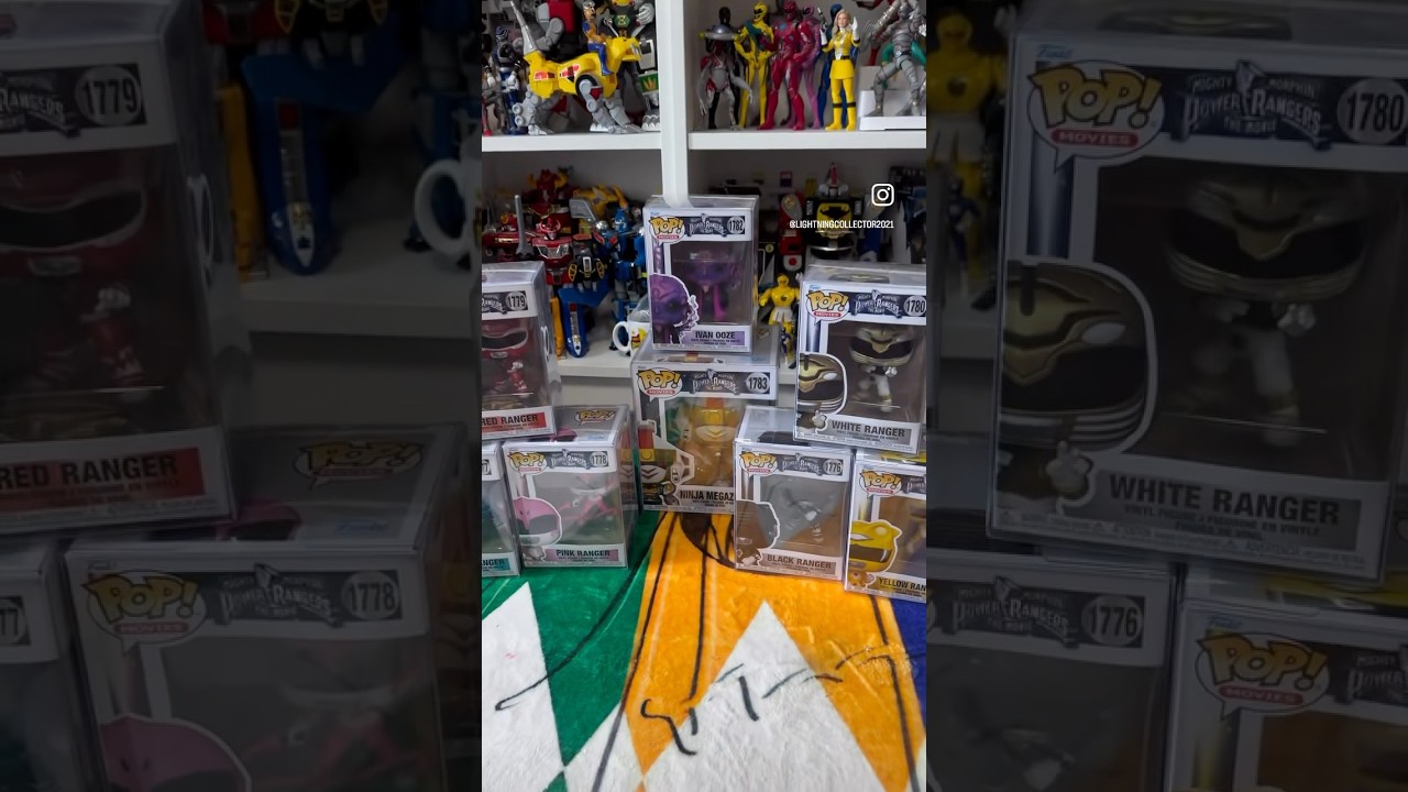 Power Rangers the Movie Funko Pop collection 