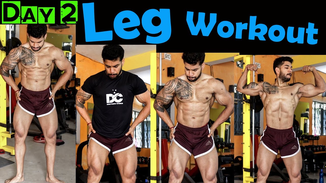 Day 2 - Leg (Quads Hams Calves) - Muscle Building Program - Lean Gain ...