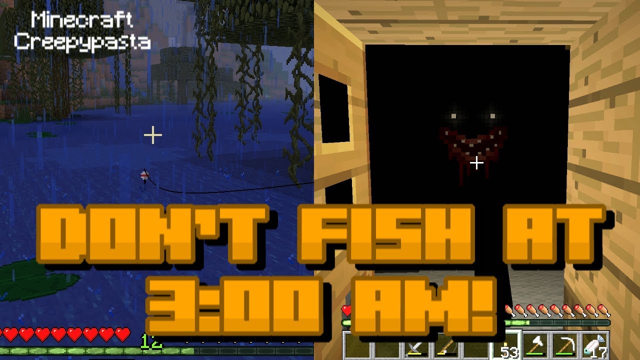 Don't Fish at 3:00 AM! Minecraft Creepypasta - YouTube