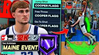 Playing Realistically in Random Rec on 6'10 Cooper Flagg Build *ONLY His Signature Moves* NBA 2K27