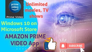 How to Install the Amazon prime video app on windows 10 | Bigbrotech