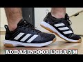 Review tnis adidas performance indoor ligra 7 m  demonstrao no p  on feet