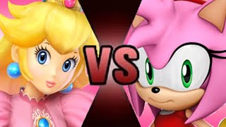 Princess Peach Vs Amy Rose