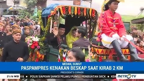 President's Corner - Jokowi Disambut Bak Raja di Tanah Sumatera Utara