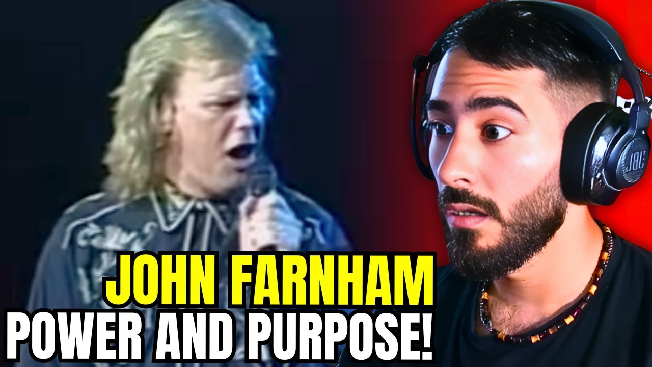 Mr. Farnham LIVE is something ELSE! John Farnham - Age of Reason (FIRST REACTION)