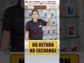 Don't Refuse to No Exchange and No Return While Shopping..!! #shorts #return #shopping