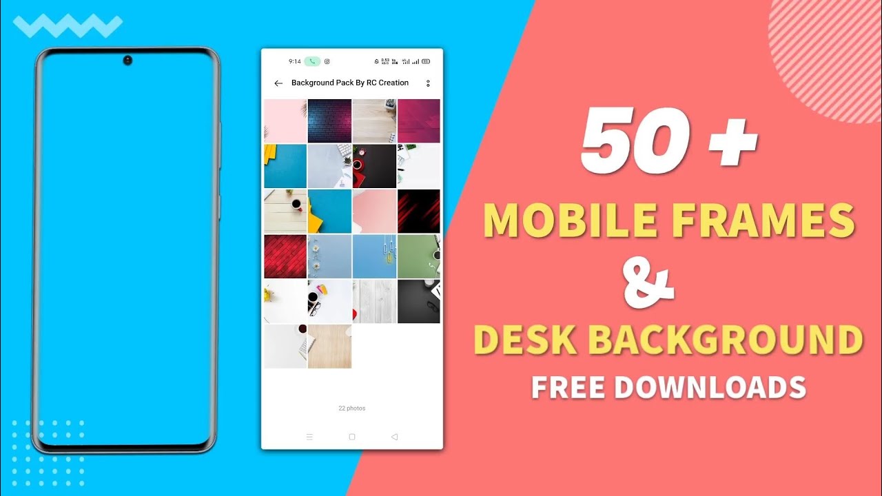 35+ Mobile frame mockup png🔥👌 | Best desk background for youtube video⚡💯